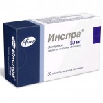 Инспра, таблетки покрытые пленочной оболочкой 50 мг 30 шт
