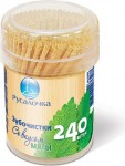 Зубочистка, 240 шт Русалочка мята